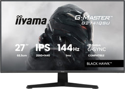 Iiyama G-Master G2741QSU-B1 - Gaming Monitor - 27" QHD 144Hz 1ms MPRT - Zwart