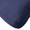 vidaXL - Palletkussenset - 70x40x12 - cm - stof - marineblauw