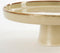 Mica Decorations Racco - Taartplateau - H11 x Ø28 cm - Steengoed - Beige