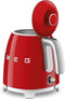 Smeg KLF05RDEU - Mini Waterkoker - 0,8L RVS - Rood