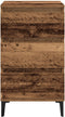 vidaXL - Nachtkastje - Oud - Hout - 40x35x70 - cm - Engineered - Hout