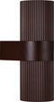 Nordlux Kyklop Ripple - Wandlamp - 2xGU10 - Roestkleurig (2 stuks)