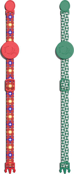 Revo-Loo Bands - Extra katten halsband met identificatie systeem - (2 stuks)