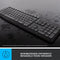 Logitech MK235 - Draadloos Toetsenbord en Muis - Qwerty US - Donkergrijs