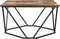 vidaXL - Koffietafel - Rook - Eik - 80x80x45 - cm - Geengineerd - Hout
