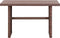 vidaXL - Tuintafel - 110x60x67 - cm - poly - rattan - bruin