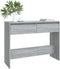 vidaXL - Wandtafel - 100x35x76,5 - cm - bewerkt - hout - grijs - sonoma - eikenkleurig