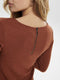 JDYSAGA 34 ZIP TOP JRS NOOS - Top met driekwart mouwen - Rits achterzijde - Normale pasvorm