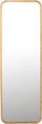 J-Line spiegel Mona Rechthoekig - ijzer/glas - goud - 119.5 x 40.5 cm