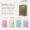 Skycases City Walker - Grote Reiskoffer 94L - Lichtgewicht & Sterk - 360° Spinner Wielen - TSA-slot - Wetpouch - Champagne - 76 x 52 x 29 cm