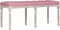 vidaXL - Bankje - 110x40x49 - cm - fluweel - roze