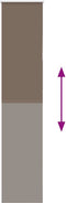 vidaXL - Rolgordijn - verduisterend - koffie - 45x210 - cm - stofbreedte - 40,7 - cm