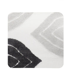 Dutch House Bidetmat Paris - Bidetmat 60x60cm - Grijs - Antislip - Badmatten - Anti Slip Douchemat - Badkamer Mat - Snel Absorberend - Snel Drogende Badmat - Bidetmat - WC mat - Toiletmat voor hangend toilet
