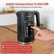 AoraKitchen Waterkoker - 1.7L - LED Touchscreen - Instelbare Temperatuurregeling - Zwart