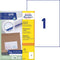 Avery 3478 - Multi-Function Labels - 210x297mm - 100 etiketten (100 vellen)
