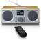 Lenco DIR-141WD - Internet Radio - DAB+ Bluetooth 5.0 - Houtlook