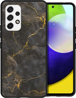 iMoshion Hoesje Geschikt voor Samsung Galaxy A53 Hoesje Siliconen - iMoshion Design hoesje - Zwart / Black Marble