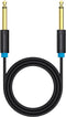 Vention 6.35mm Jack naar 6.35mm Jack Audio Kabel - Aux kabel voor elektrische gitaar, versterker, speaker en mixer - 5 meter