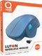 Qware Luton - Draadloze muis - Ergonomisch ontwerp met stille klik - Blauw