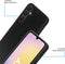 Mobiparts Galaxy A25 - Classic TPU Case - Schokabsorberend - Zwart