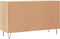 vidaXL - Dressoir - 100x36x60 - cm - bewerkt - hout - sonoma - eikenkleurig
