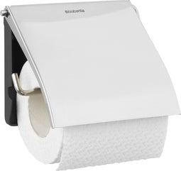 Brabantia ReNew - WC Rolhouder - Met Klep - Hangend - Brilliant Steel