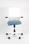 Linea Tekna White 01 - Bureaustoel - Ergonomisch EN1335 -Multi verstelbaar- Wit/Blauw