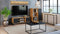 Sidetable - industrieel - 30x100x80 cm - zwart bruin