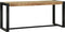 vidaXL - Bank - 100x35x45 - cm - Massief - Ruw - Hout - Mango
