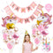 Unicorn Verjaardag Versiering Set - Feestartikelen 30 Stuks - Roze (30 stuks)