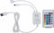 vidaXL - Bedframe - met - LED - kunstleer - zwart - 140x200 - cm