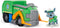 PAW Patrol - Rocky's Recycle Truck - speelgoedauto met speelfiguur - 80% gerecycled plastic - duurzaam speelgoed