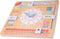 New Classic Toys® Houten Kalenderklok - Leer Klokkijken - Dagen Maanden Seizoenen Weer - Pastel