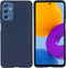 iMoshion Hoesje Geschikt voor Samsung Galaxy M52 Hoesje Siliconen - iMoshion Color Backcover - Donkerblauw
