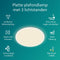 Philips Superslim 27K Plafonniere - LED - 15W - Dimbaar - Wit