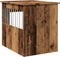 vidaXL - Hondenbench - 55x75x65 - cm - bewerkt - hout - oud - houtkleurig