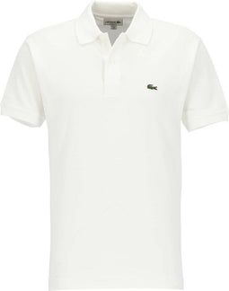 Lacoste Heren Poloshirt - Korte Mouwen - Wijd Model - Wit - Maat 5XL