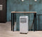 Dutch Originals Slimme Airconditioner - 7000 BTU - Mobiele Airco met Afstandsbediening - Koelen Ontvochtigen Ventileren - Wit
