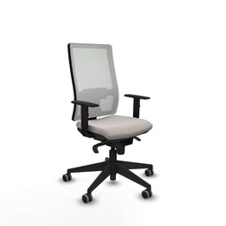 Piqueras y Crespo 1D066G0 - Bureaustoel - Verstelbare hoogte met armleuning - Wit