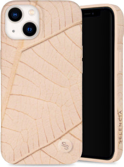 Selencia iPhone 14 - Backcover - 100% gerecycled - Earth Leaf Beige