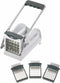 Westmark Frietsnijder met 3 snijramen en stempel, Easy Stix, wit/antraciet, 11802260