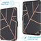 imoshion E-reader Hoesje - Geschikt voor Kobo Clara 2E, Tolino Shine 4 - Design Sleepcover Bookcase - Black Graphic
