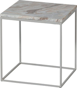 BePureHome Mellow Bijzettafel - Marmer - Mist - 45x40x40