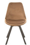 Jline Chair Helene Metal/textile Brown