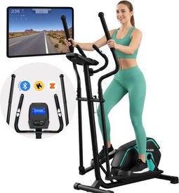 FITAGE Crosstrainer - Geluidsarm - Bluetooth Kinomap & Zwift - 32 Weerstandsniveaus (8721139120187)