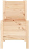 vidaXL - Plantenbak - 245,5x44x75 - cm - massief - grenenhout