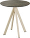 Tuintafel Rond - Staal/HPL - 70x70x73,2cm - Midnight Marble