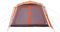 vidaXL - Tent - met - luifel - 9-persoons - snelontgrendeling - grijs - en - oranje