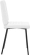 vidaXL - Eetkamerstoelen - 2 - st - kunstleer - wit