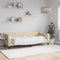 vidaXL - Slaapbank - 80x200 - cm - stof - crèmekleurig